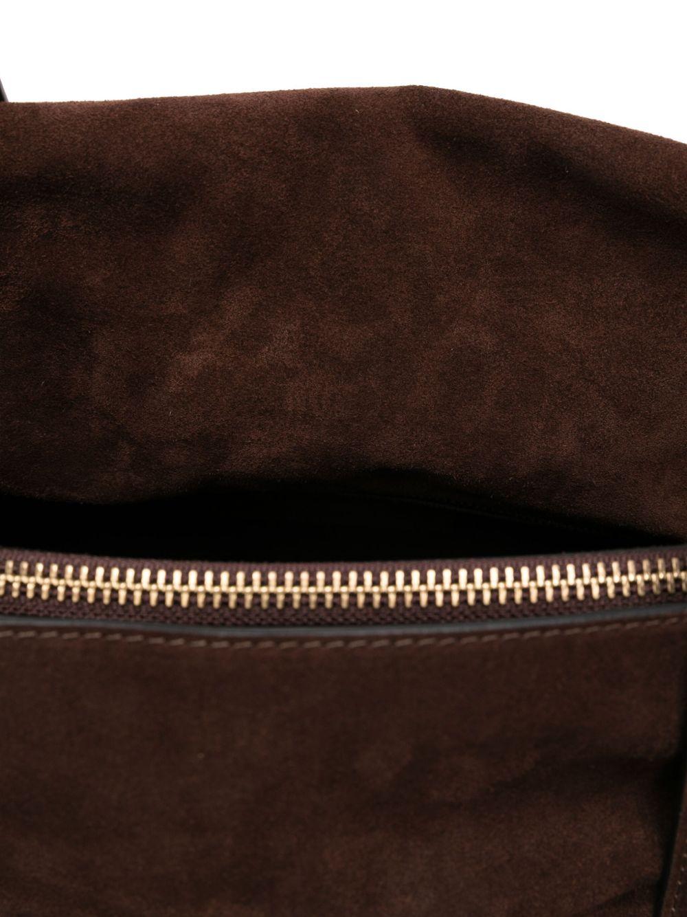 MARC JACOBS Borsa 'The Suede Dakota Tote' in pelle marrone