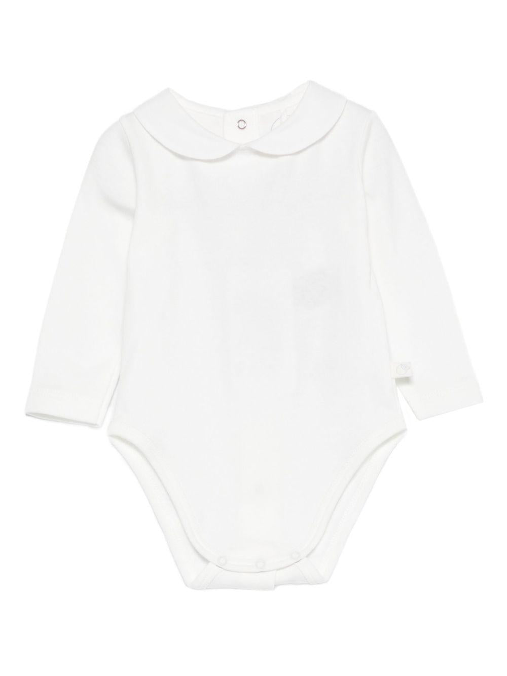 LARANJINHA Body con colletto alla Peter Pan