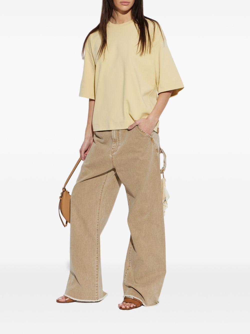 TORY BURCH Sandali mule Leelee in pelle marrone