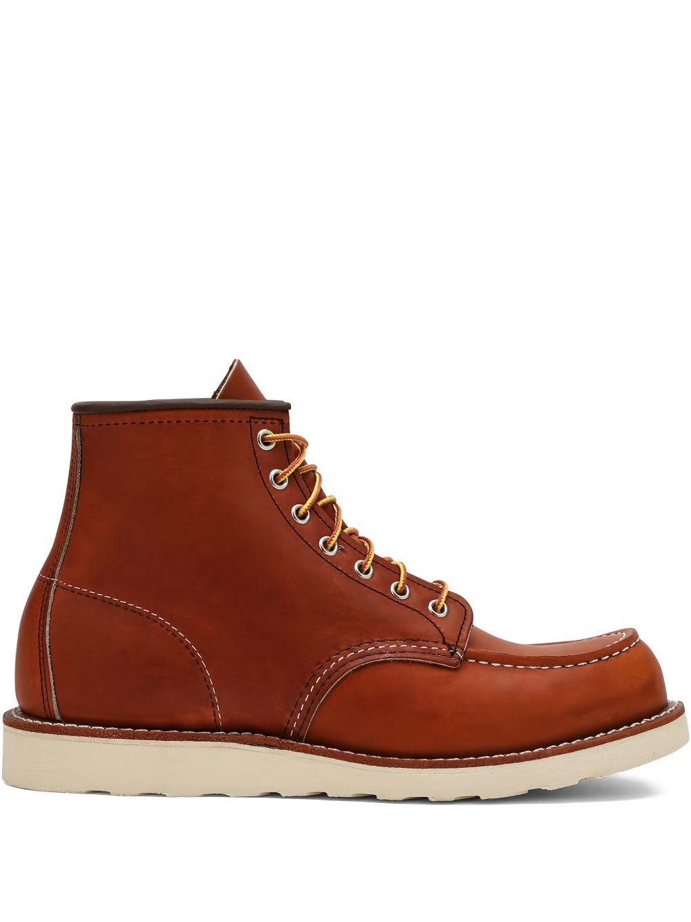 RED WING Anfibi Classic Moc Toe Brown