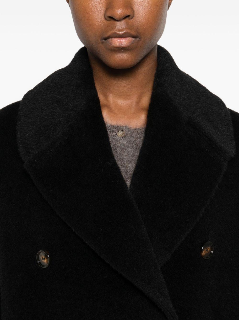 TAGLIATORE Cappotto nero doppiopetto