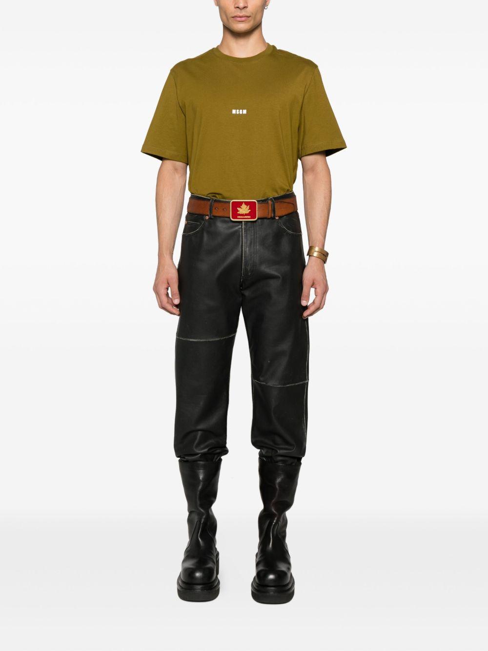 MSGM T-shirt in cotone con logo