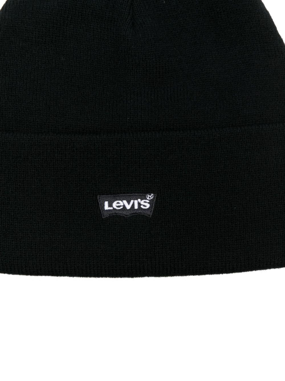 LEVIS Berretto nero con logo