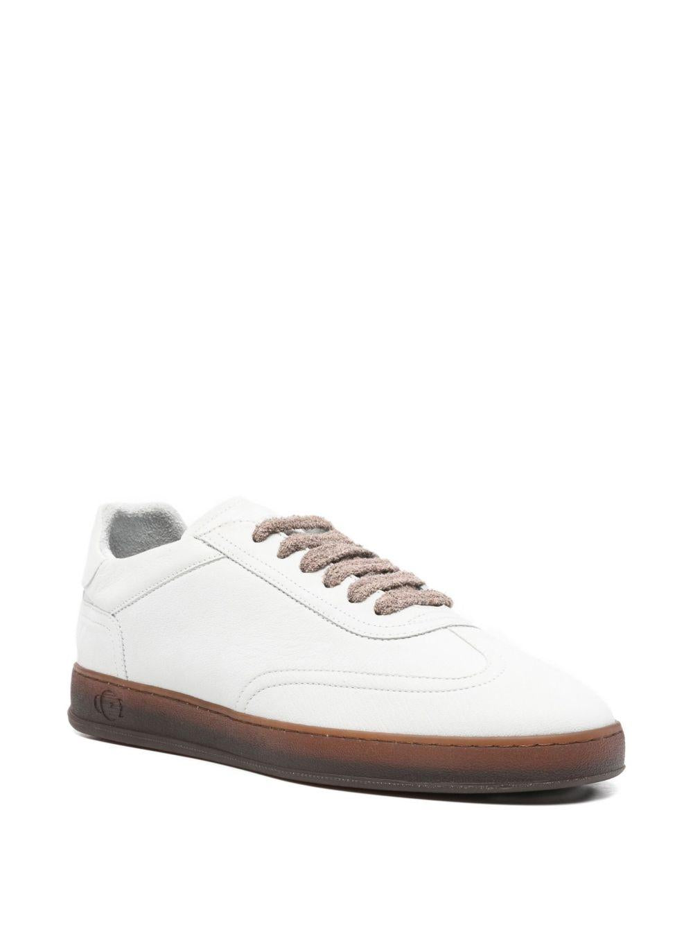 SOLDINI 80 Sneakers 'Nabuk' bianche