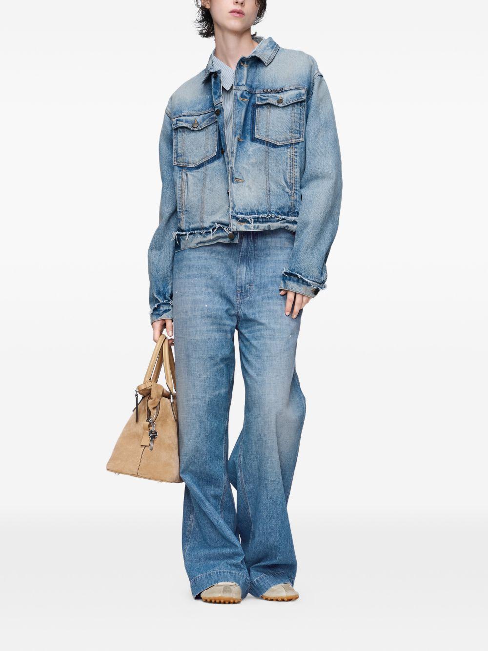 MAISON MARGIELA Jeans blu effetto washed