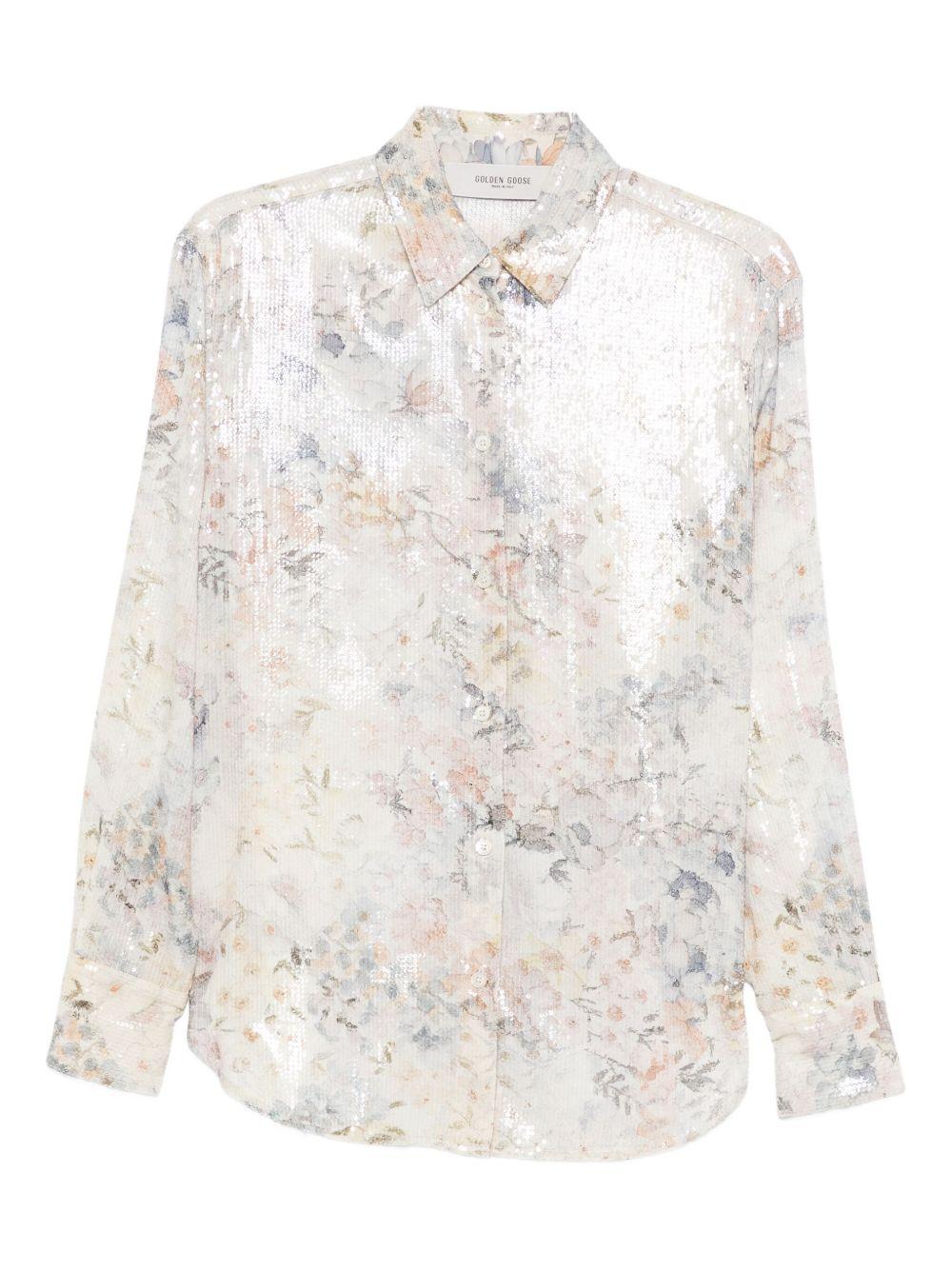 GOLDEN GOOSE Camicia a fiori
