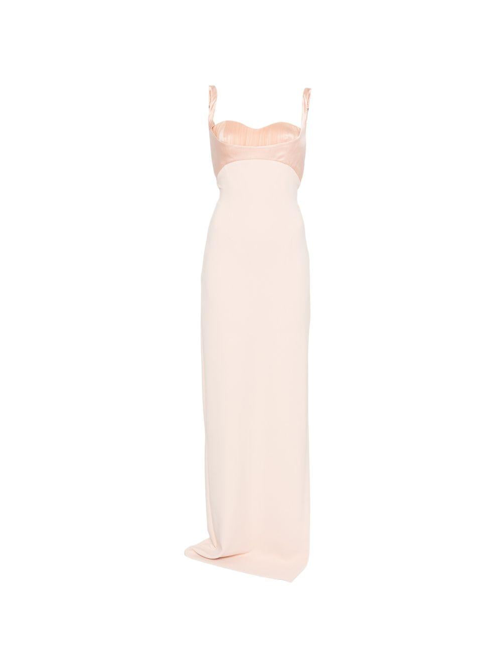 PRONOVIAS Abito lungo rosa Cistell