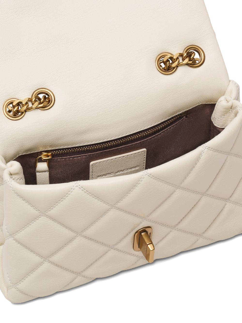 MARC JACOBS Borsa Slim Dual in pelle bianca