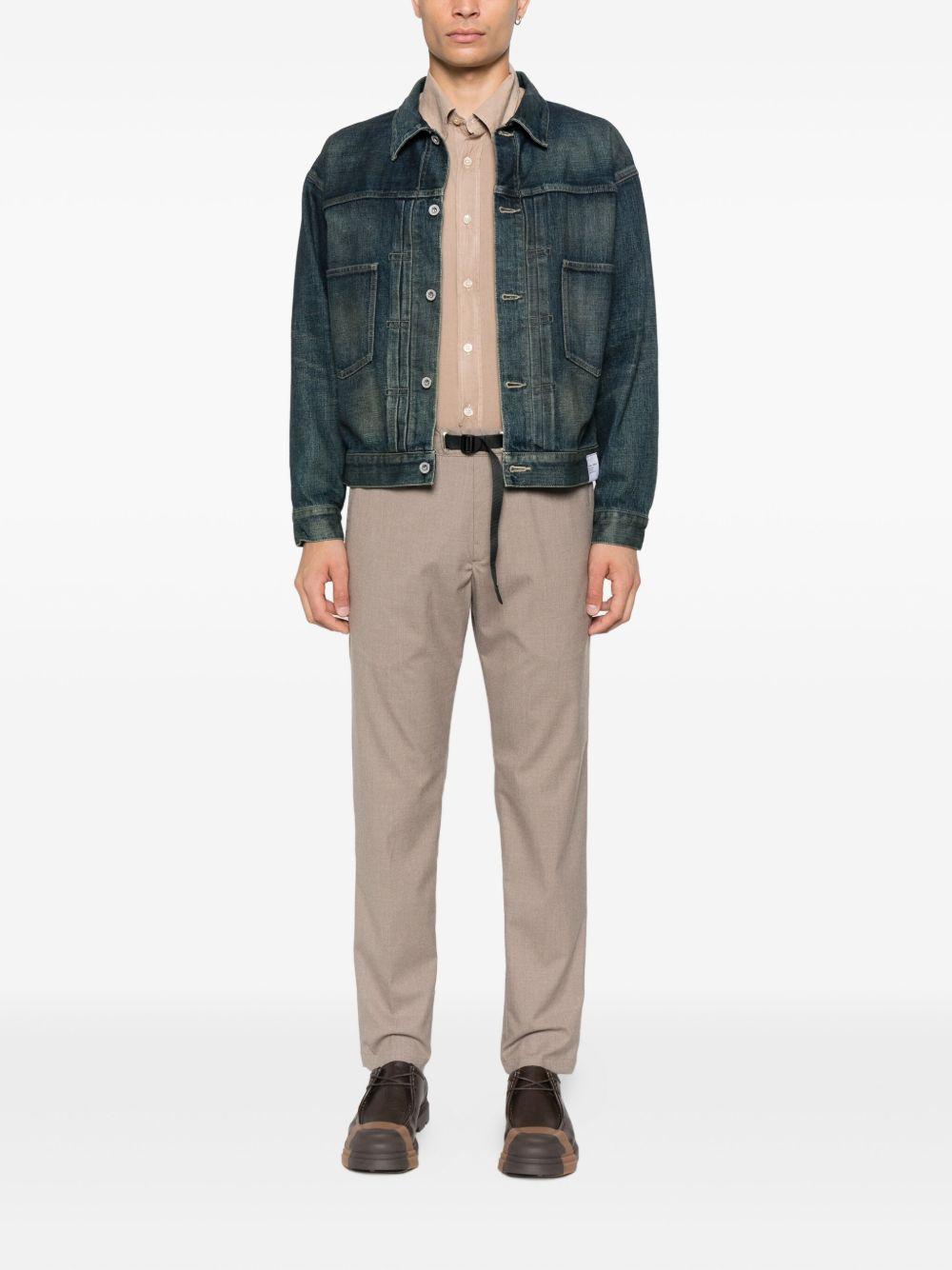 WHITE SAND Pantaloni con fibbia e coulisse