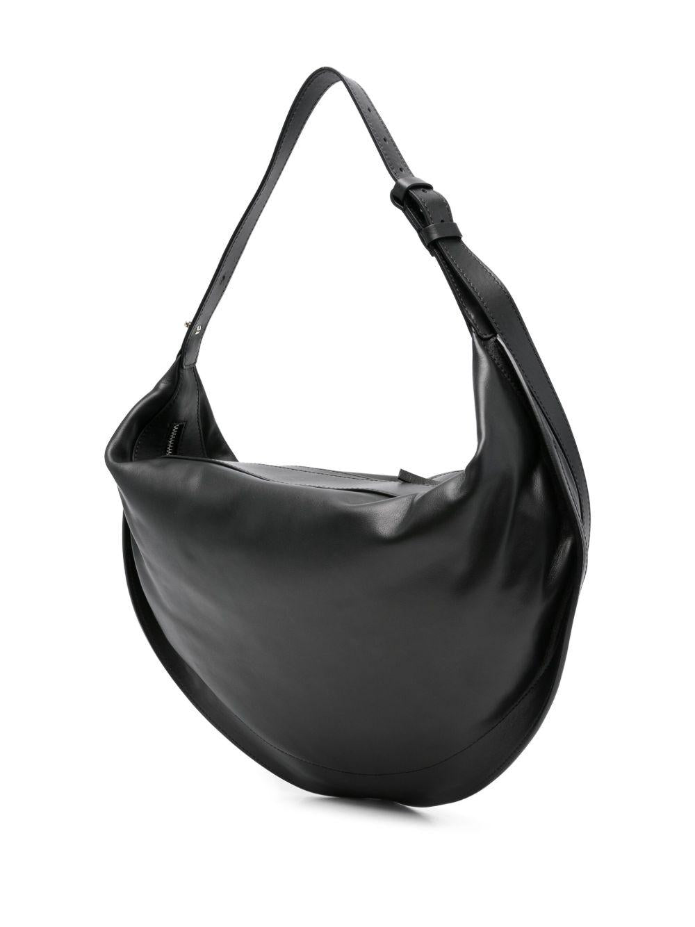 FEDERICO CINA Borsa a spalla 'Tortellino' nera