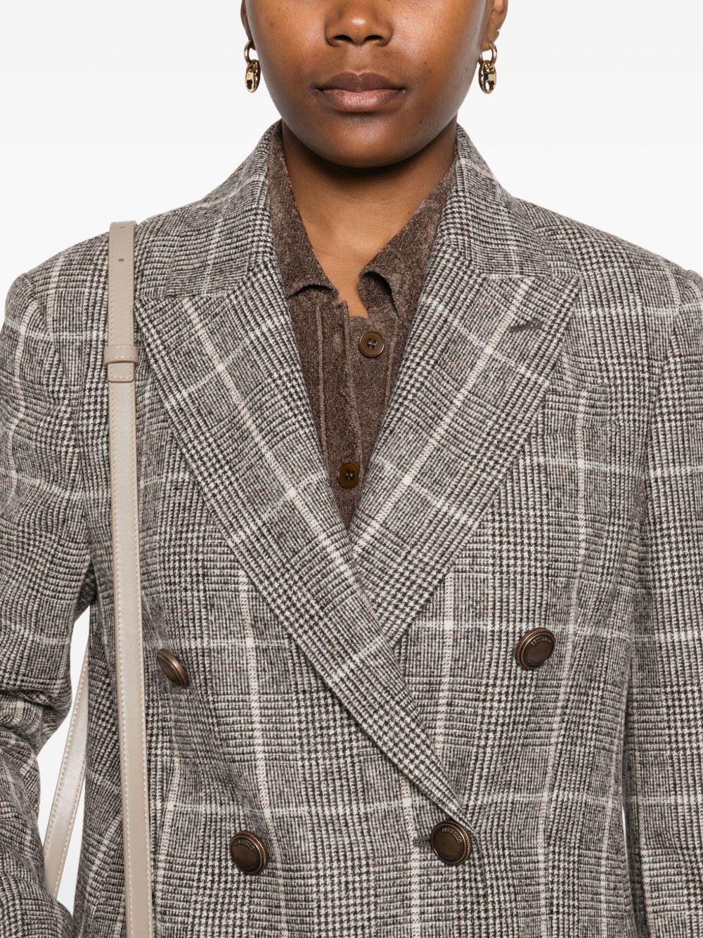 BRUNELLO CUCINELLI Blazer in Principe di Galles