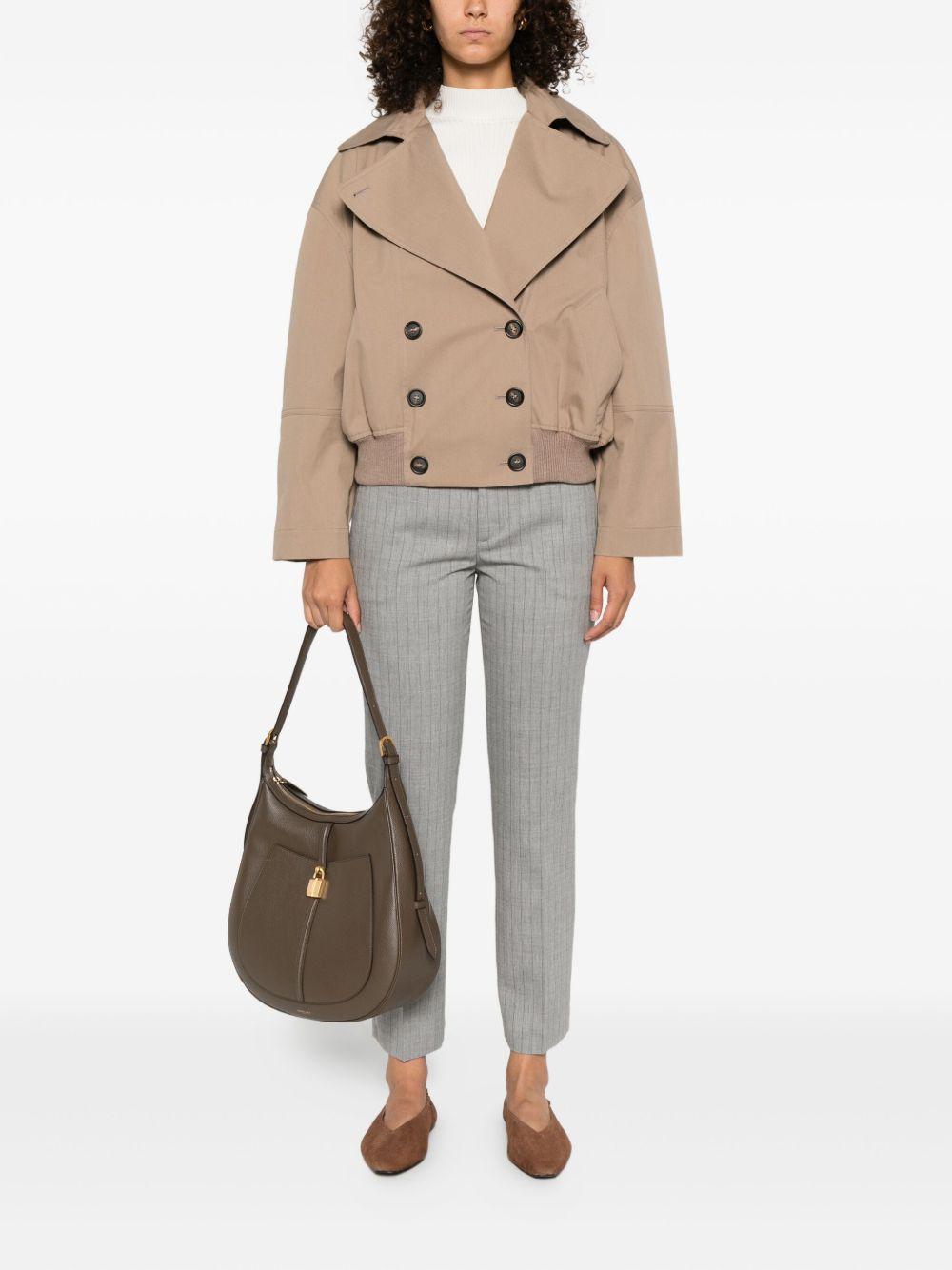 TWINSET Maglia bianca a collo alto