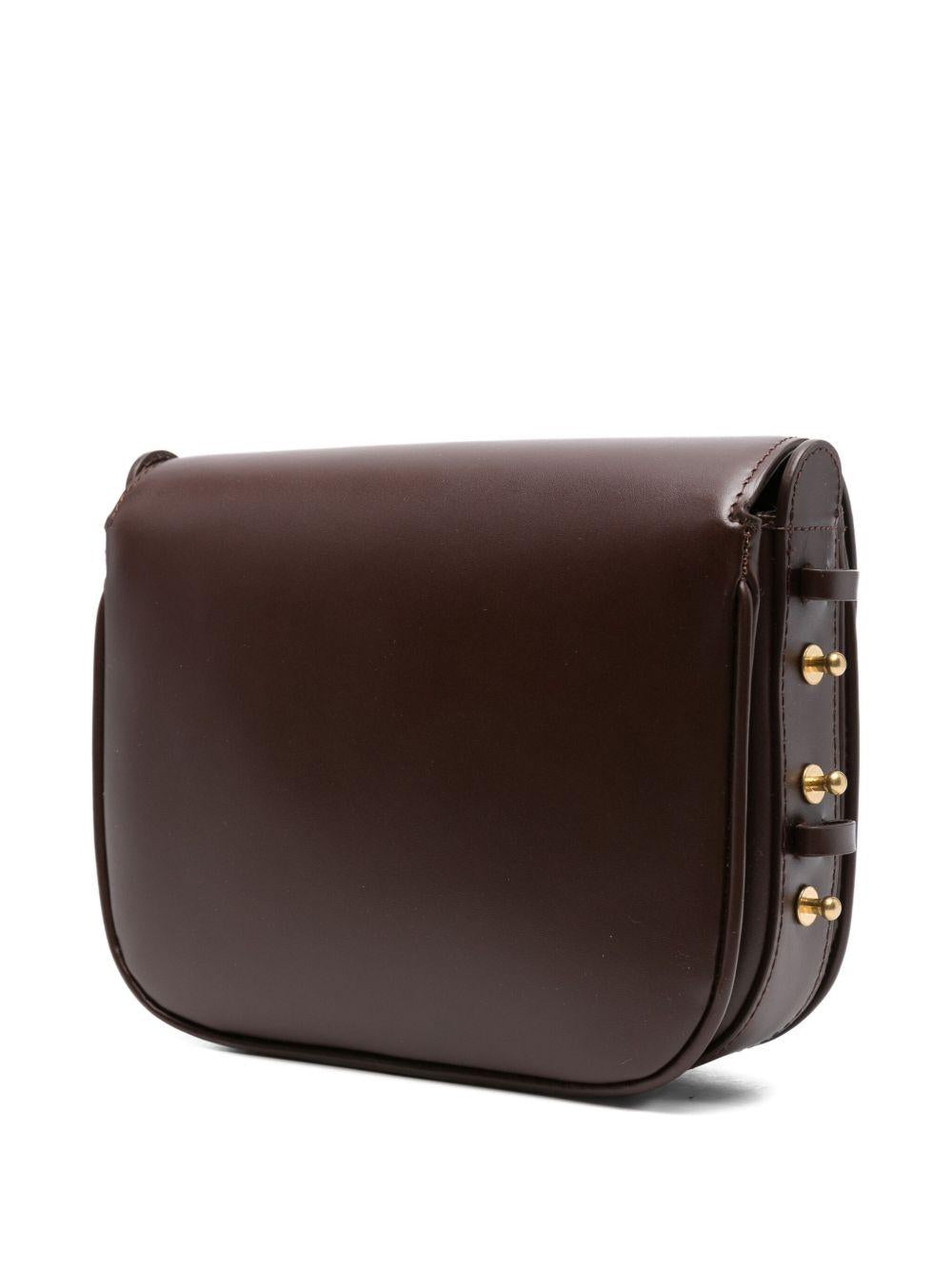 SOEUR Borsa tracolla 'Bellissima' mini marrone