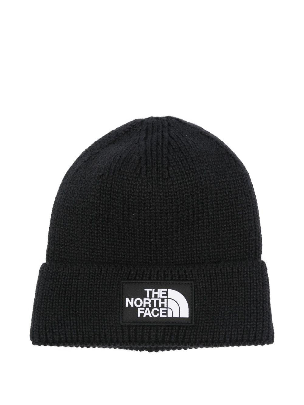 THE NORTH FACE Cappello in maglia a costine nero