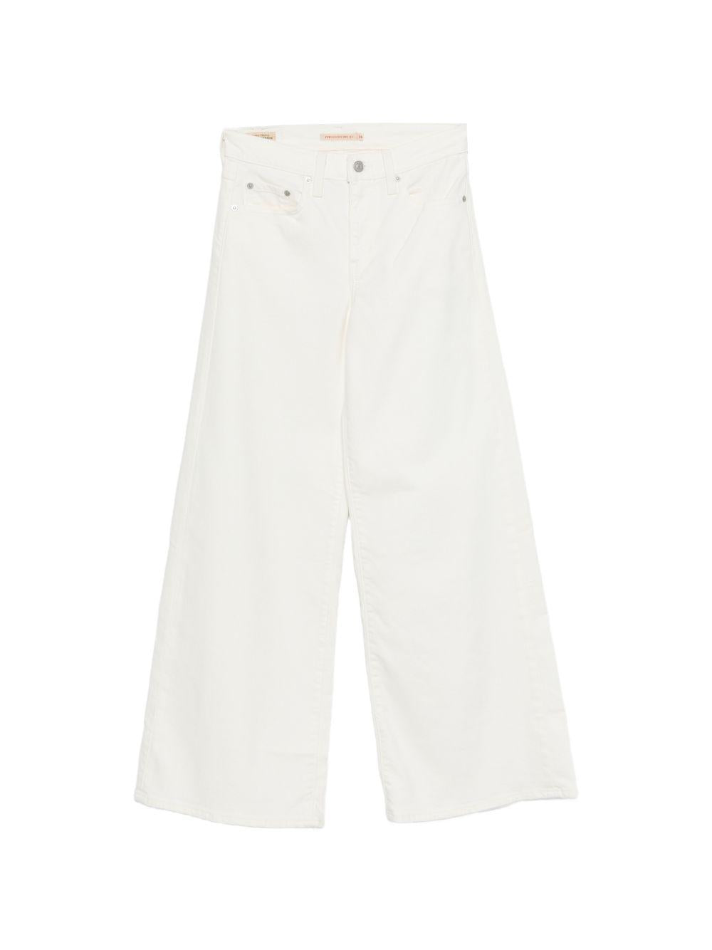 LEVIS Jeans 728 bianca a gamba larga