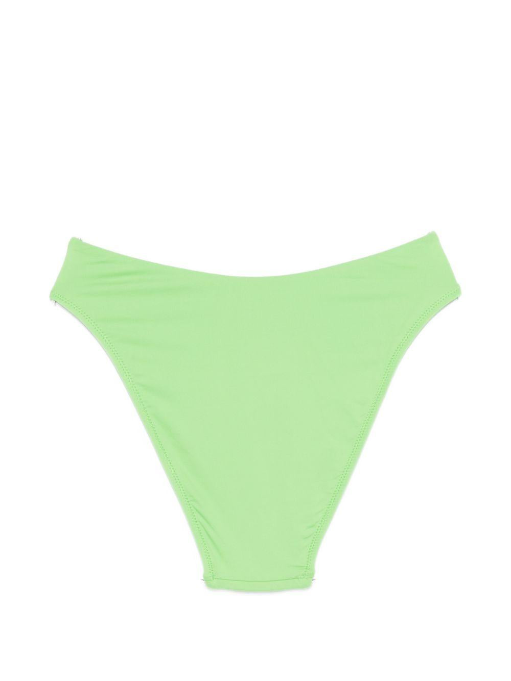 POLO RALPH LAUREN Slip bikini mare sgambato con logo verde acido