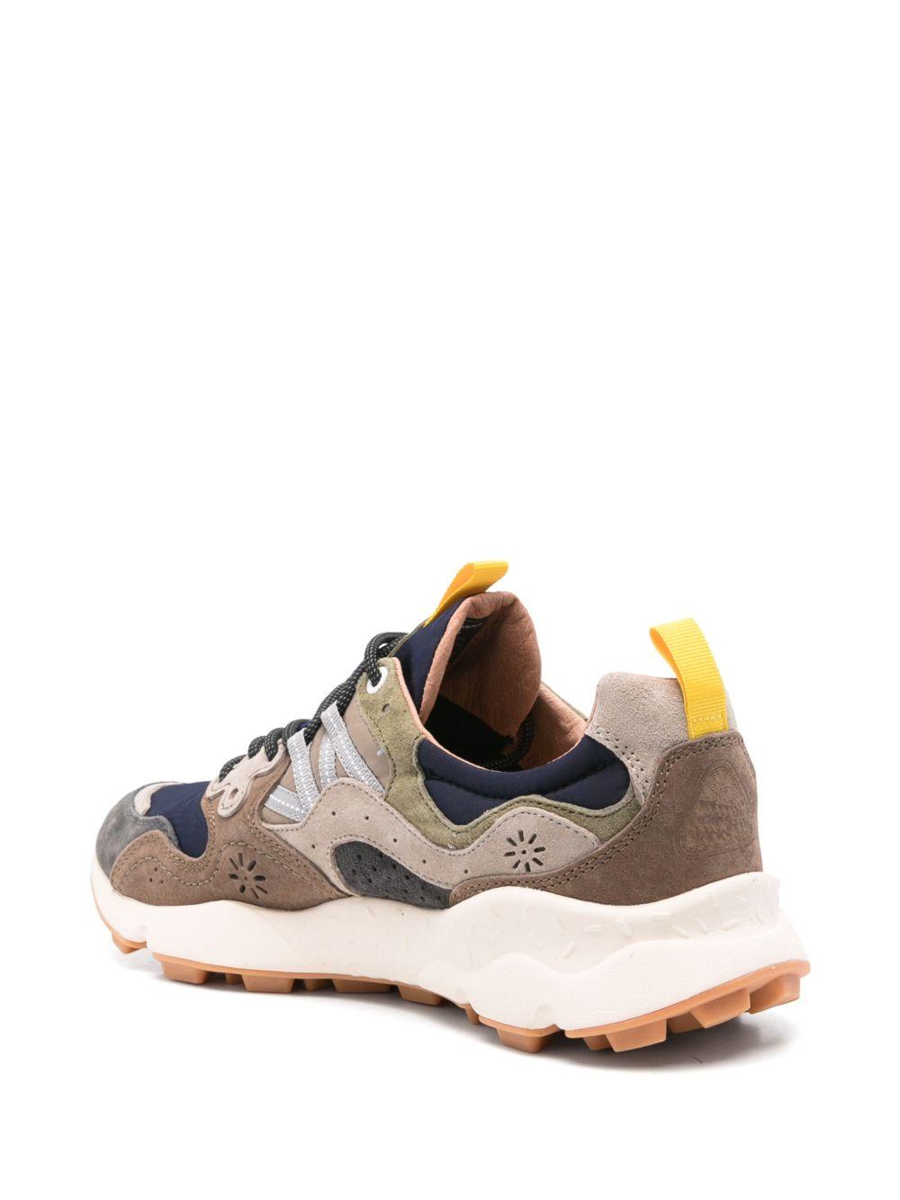 FLOWER MOUNTAIN Sneakers marroni multicolore