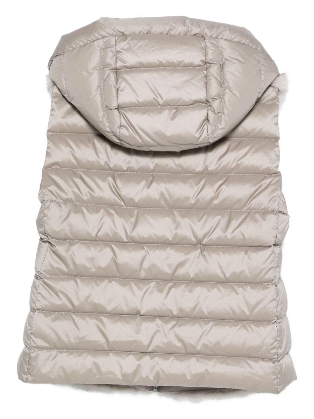 SEVENTY Gilet in pelliccia grigio