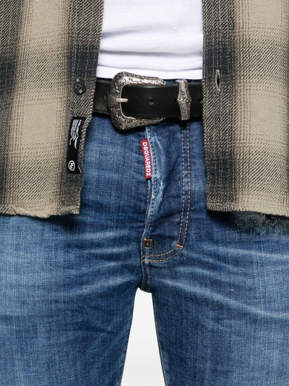 DSQUARED2 Jeans blu in cotone elasticizzato