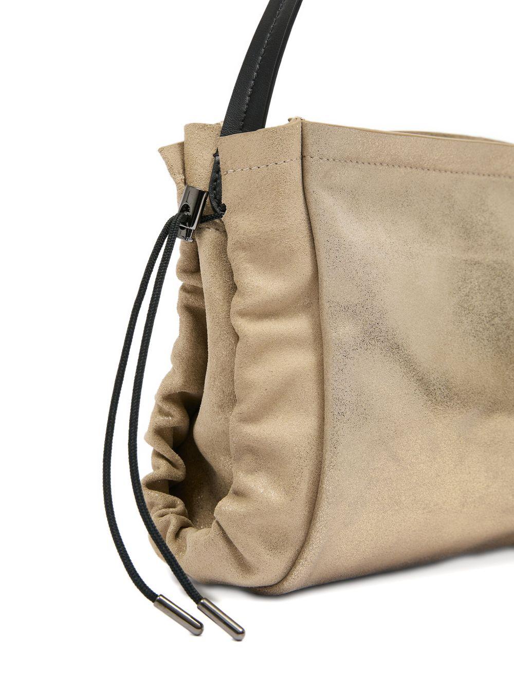 MAISON MARGIELA Borsa in pelle di vitello color oro