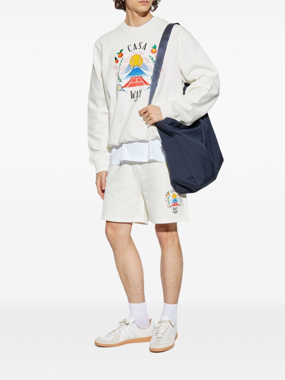 CASABLANCA Felpa con cappuccio 'Mountain'