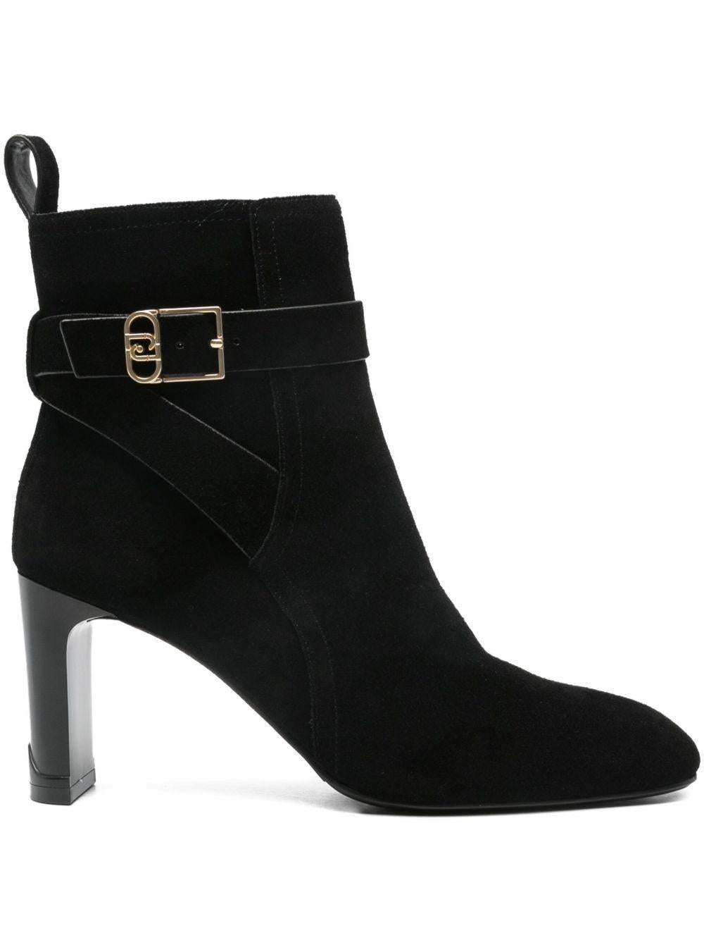 LIUJO Stivaletti neri con tacco largo