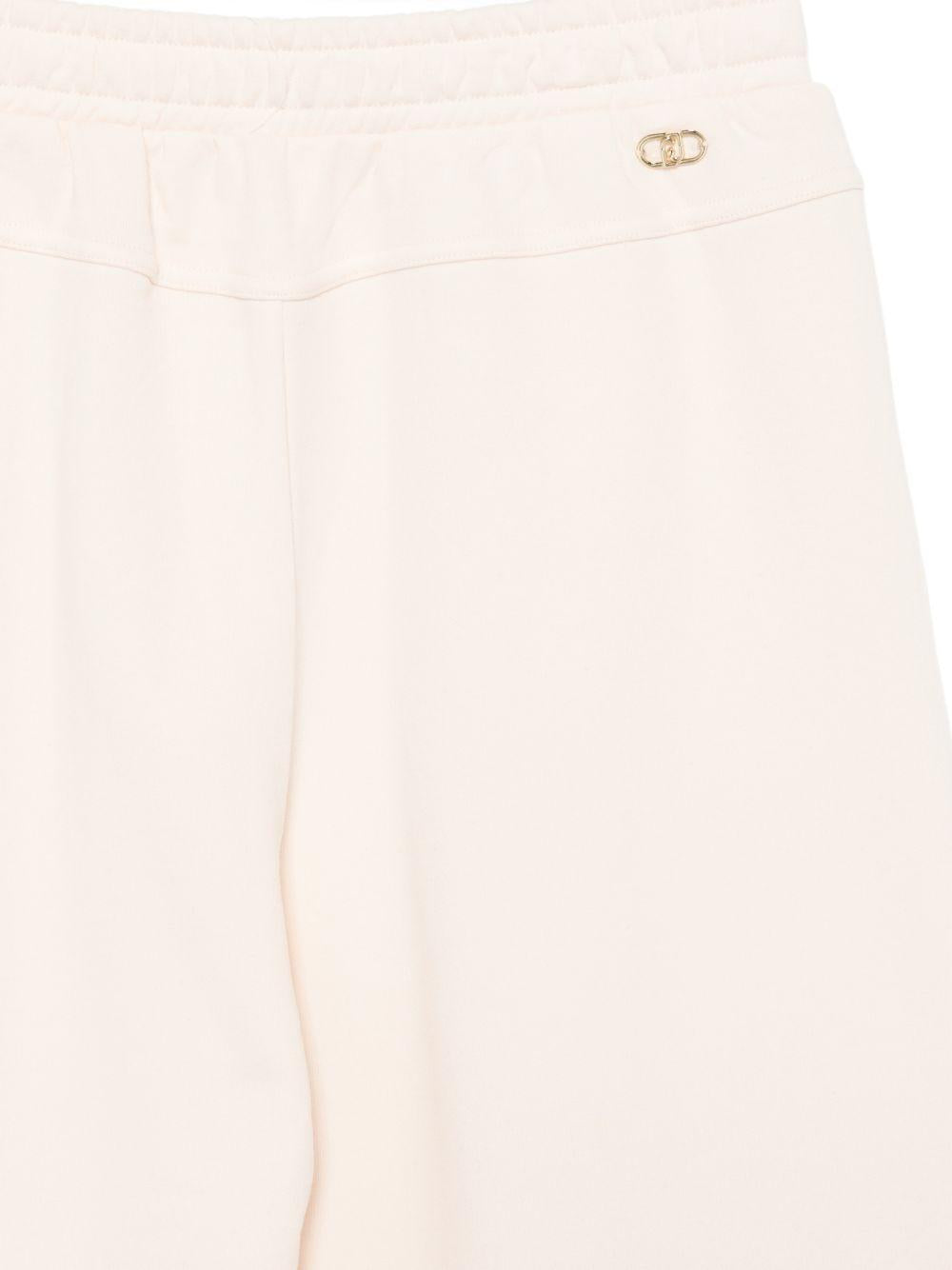 LIUJO Pantaloni beige chiaroa gamba larga