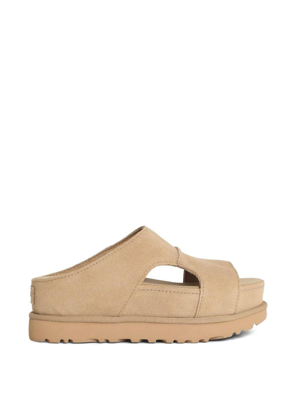 UGG Ciabatte slide in camoscio W Goldenstar Hi Cutout Slide