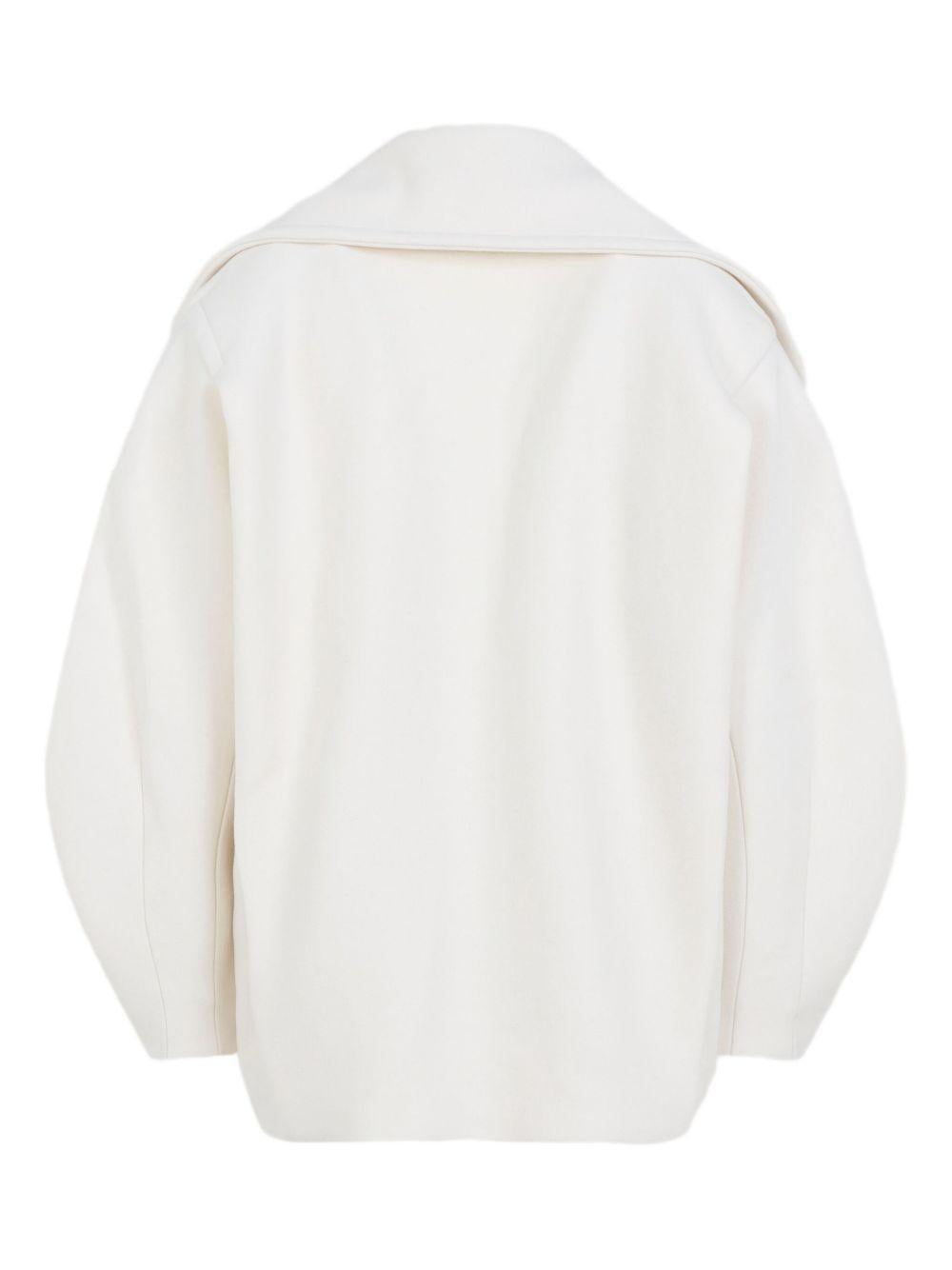 JACQUEMUS Cappotto corto bianco