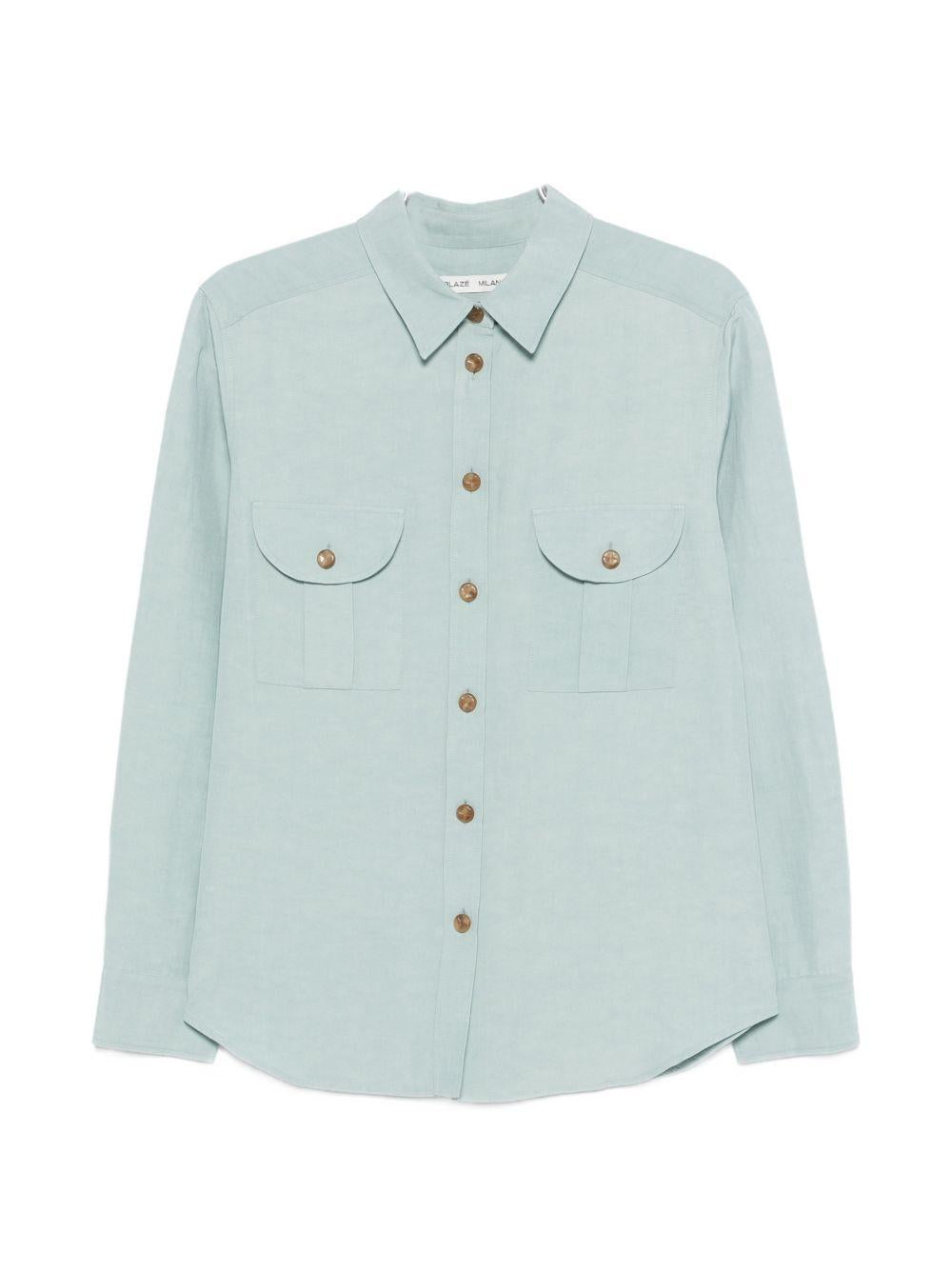 BLAZE Giacca Nariida blu con tasche ad aletta