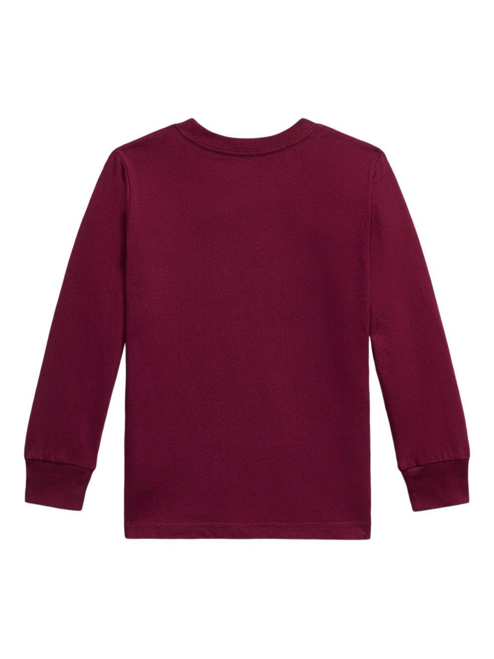 POLO RALPH LAUREN T-shirt a maniche lunghe con logo