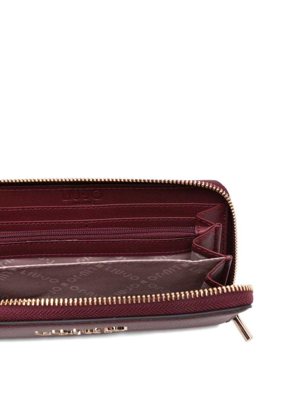LIUJO Portafoglio bordeaux con logo