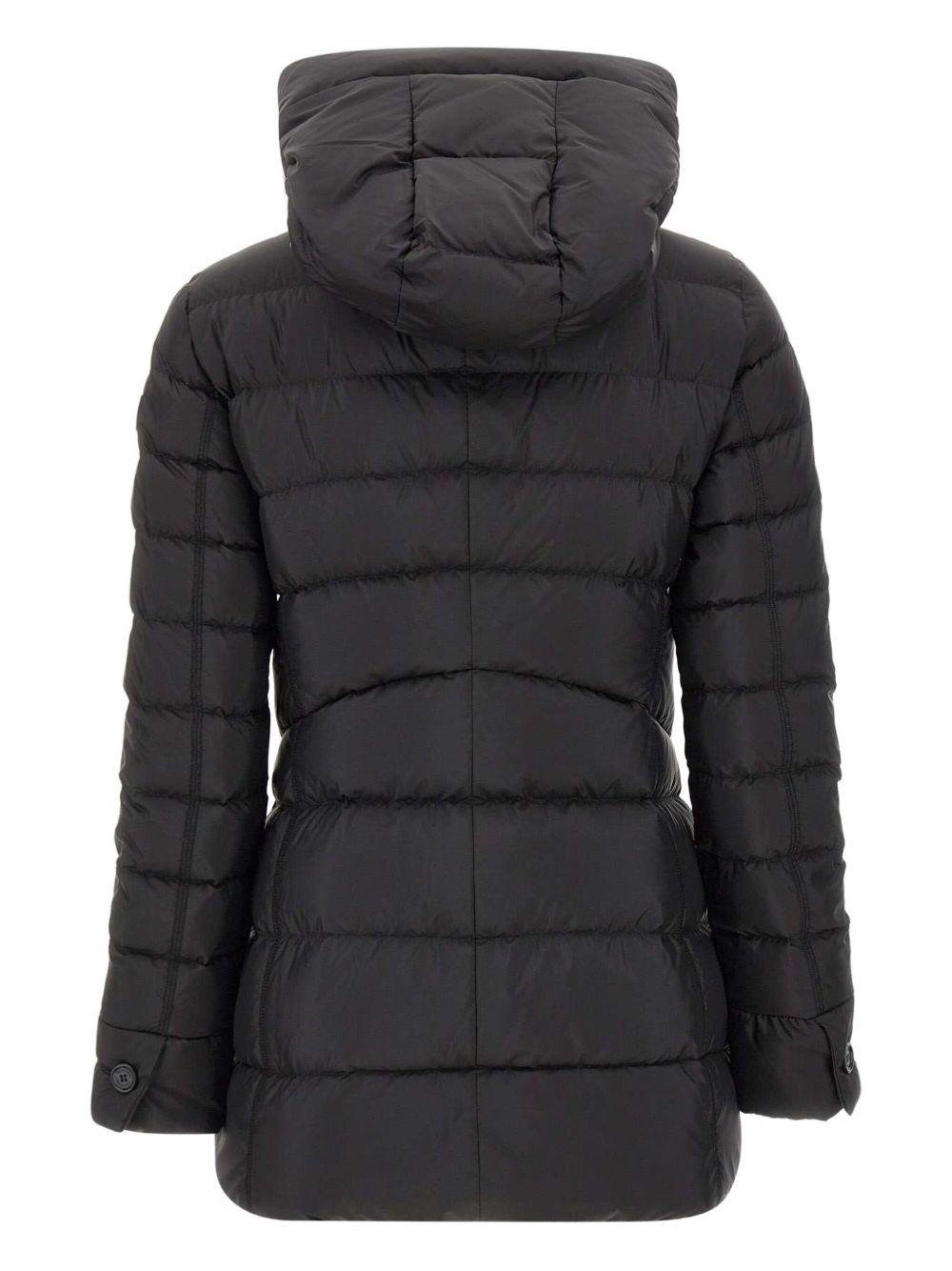 PEUTEREY Piumino lungo nero