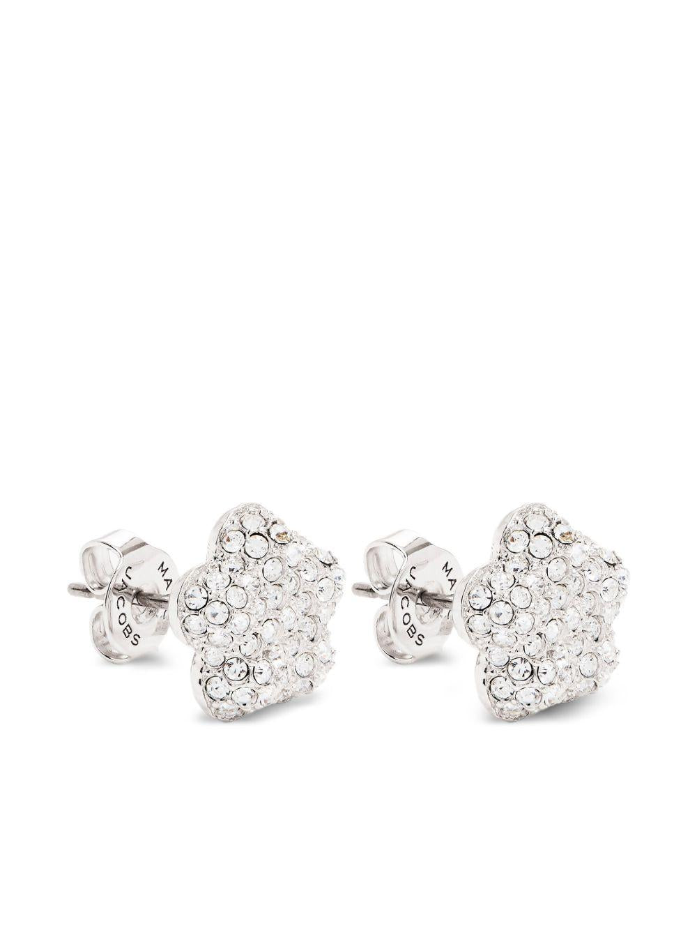 MARC JACOBS Orecchini a fiore con strass