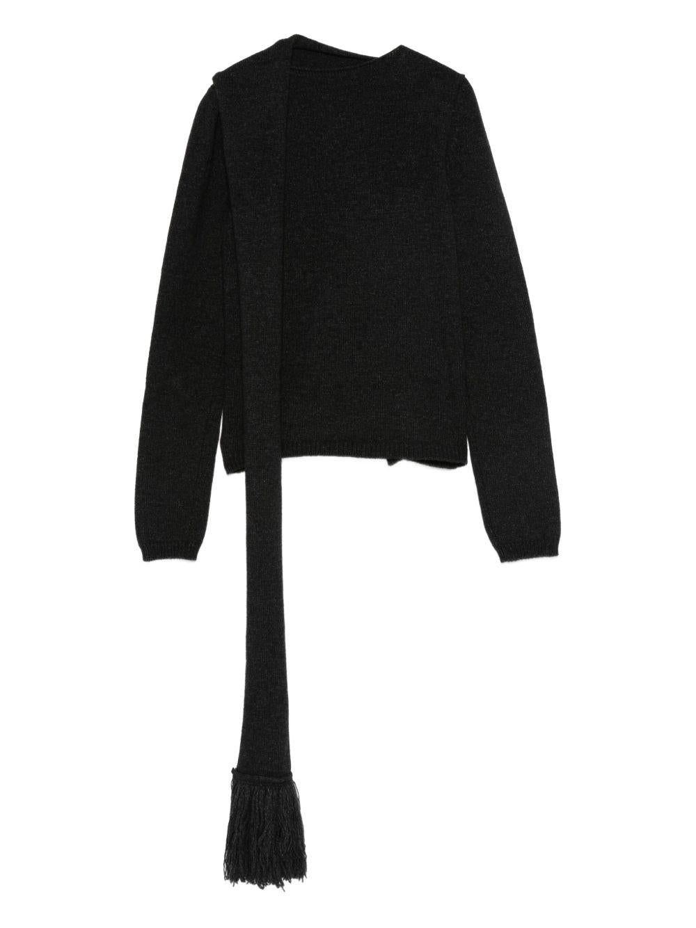 SEMICOUTURE Cardigan 'Aurelia' grigio in lana