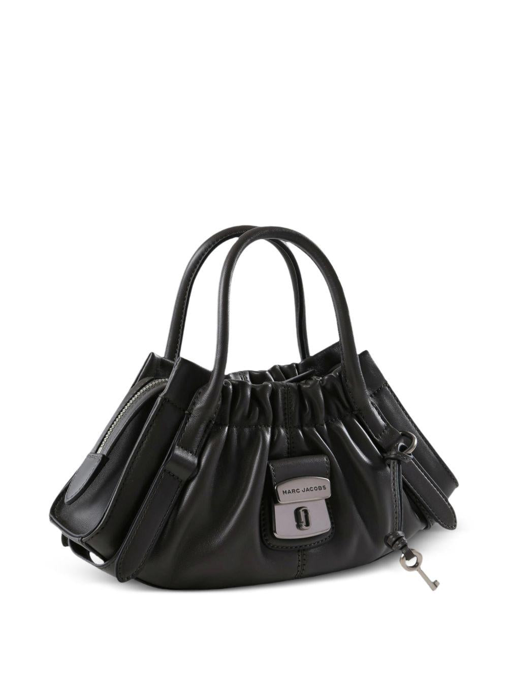 MARC JACOBS Borsa The Satchel Cristina grigio scuro in pelle