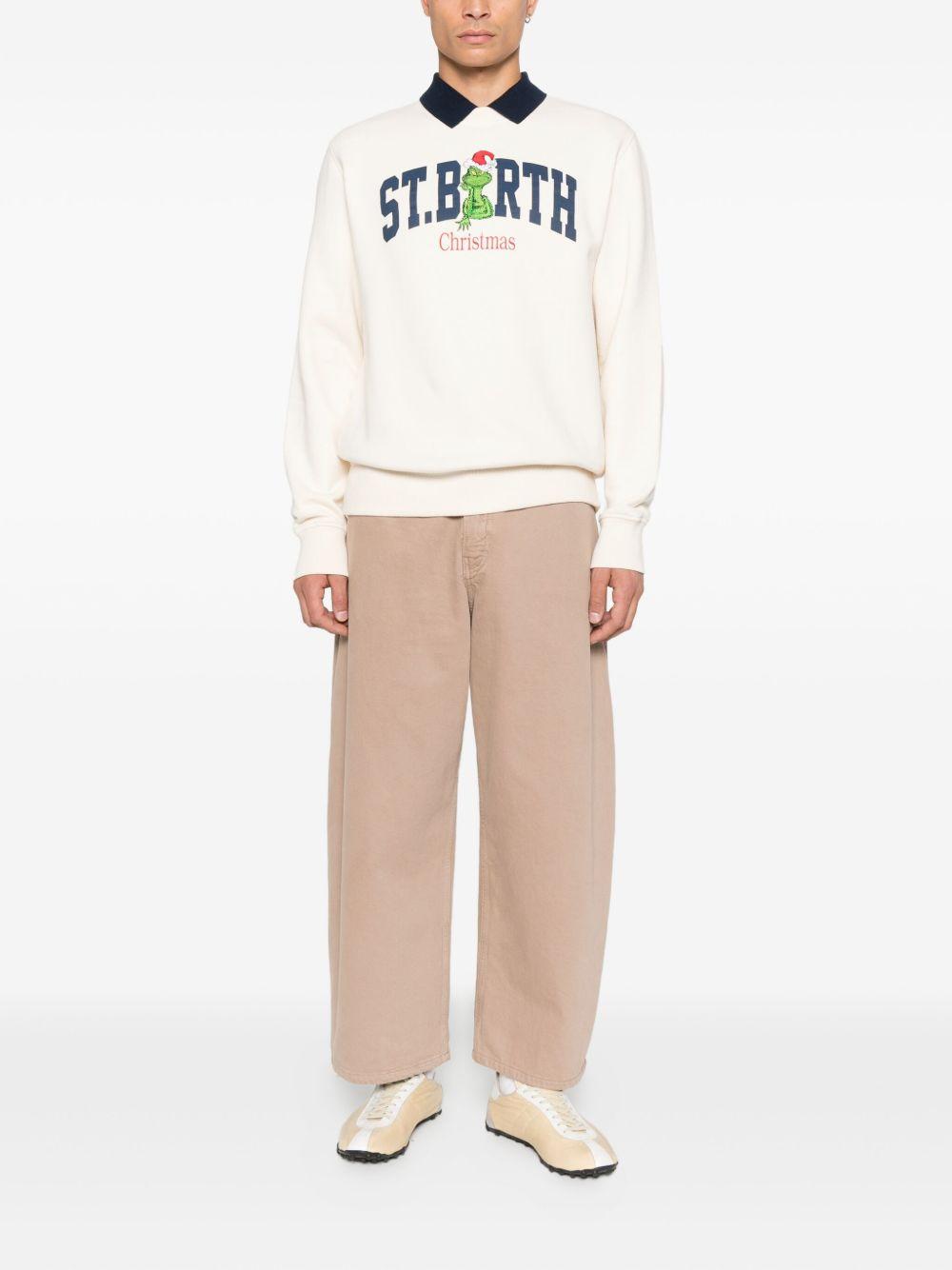 MC2 SAINT BARTH Felpa color crema 'Soho'
