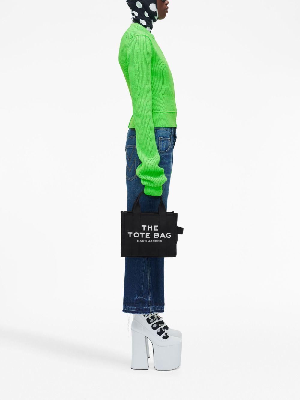 MARC JACOBS Borsa tote 'The Canvas Small' in cotone nero