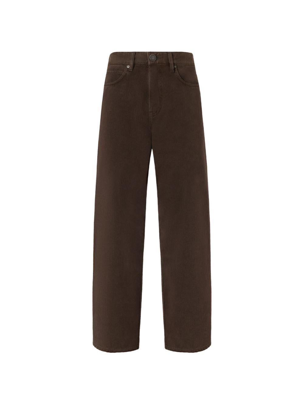 PINKO Jeans Estelle marroni in cotone