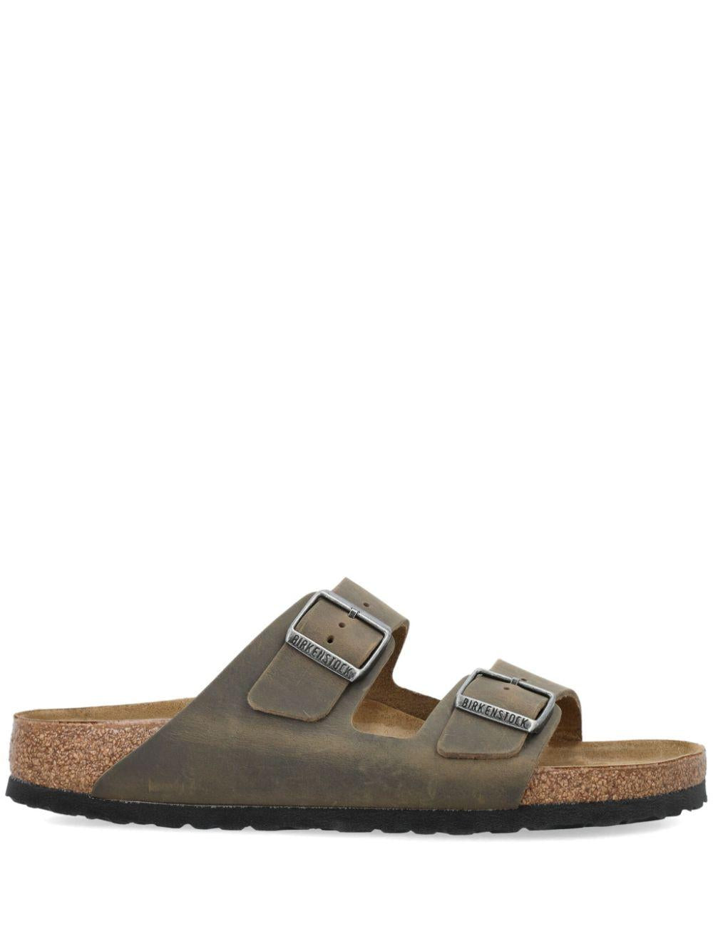 BIRKENSTOCK Ciabatte 'Arizona' in pelle verde