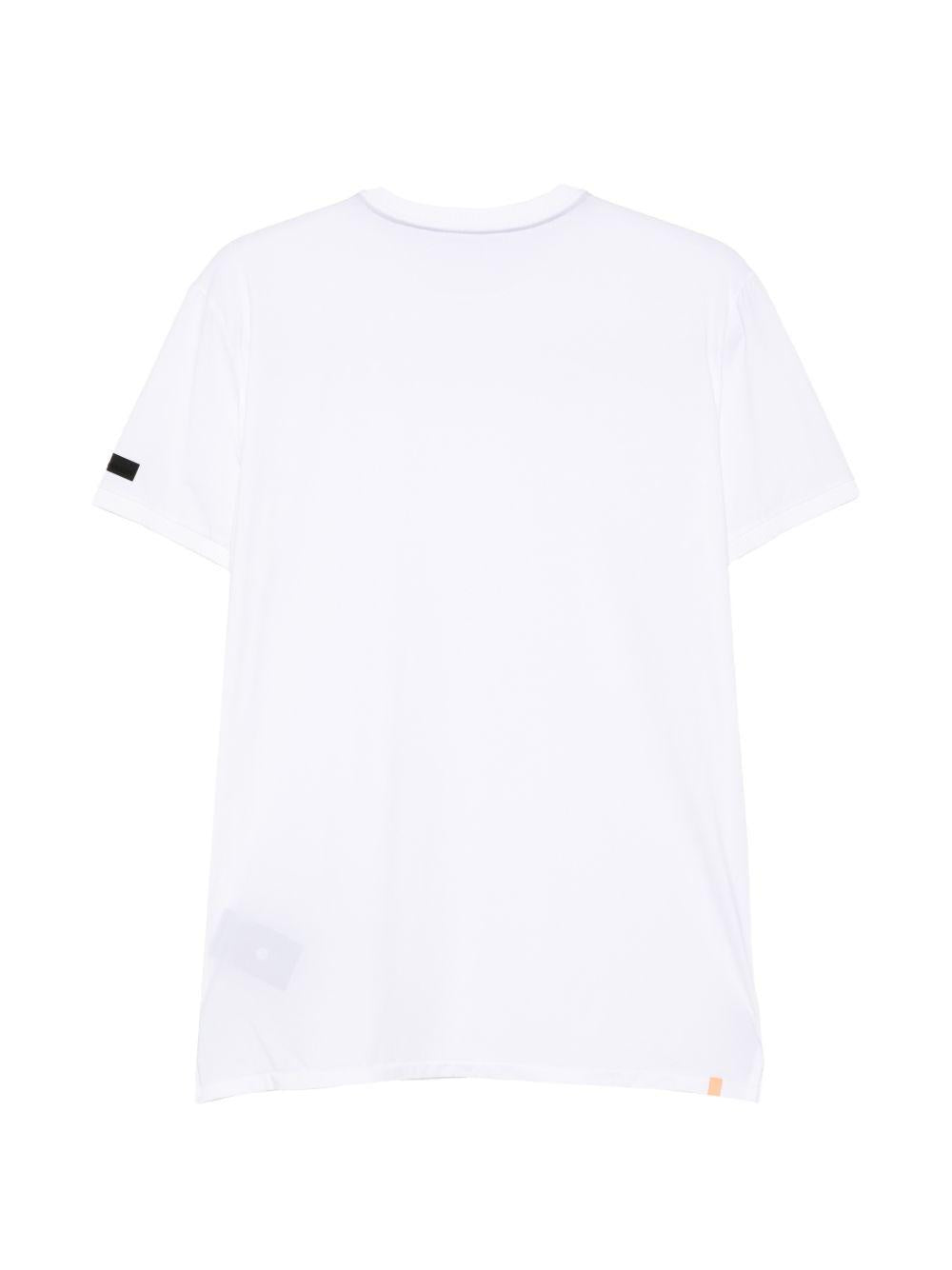 RRD ROBERTO RICCI DESIGNS T-shirt bianca a maniche corte con logo nero