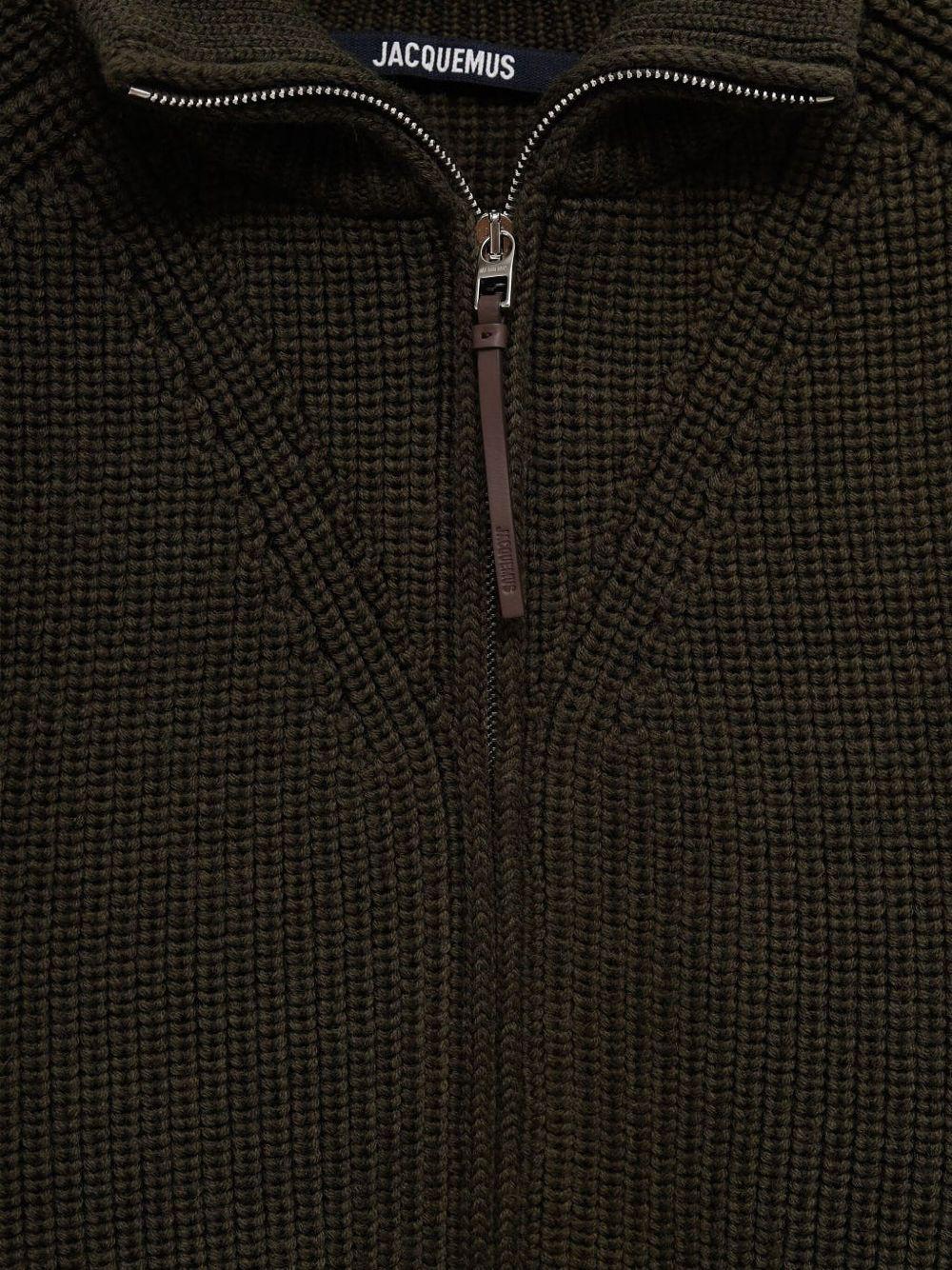 JACQUEMUS Maglia con zip