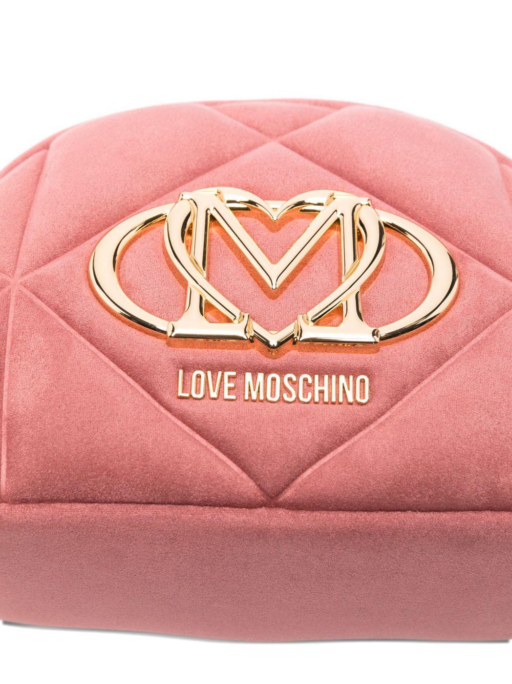 LOVE MOSCHINO Borsa a tracolla matelassé rosa