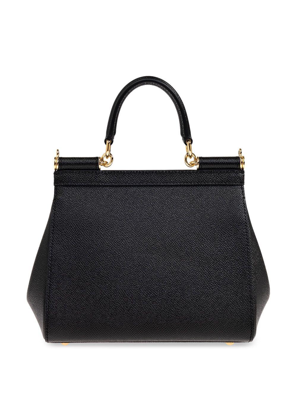 DOLCE e GABBANA Borsa tote Sicily media in pelle