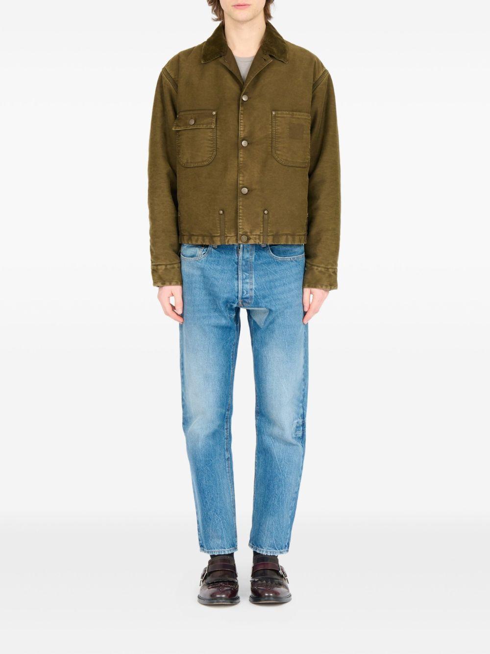 MAISON MARGIELA Giacca sportiva in cotone kaki