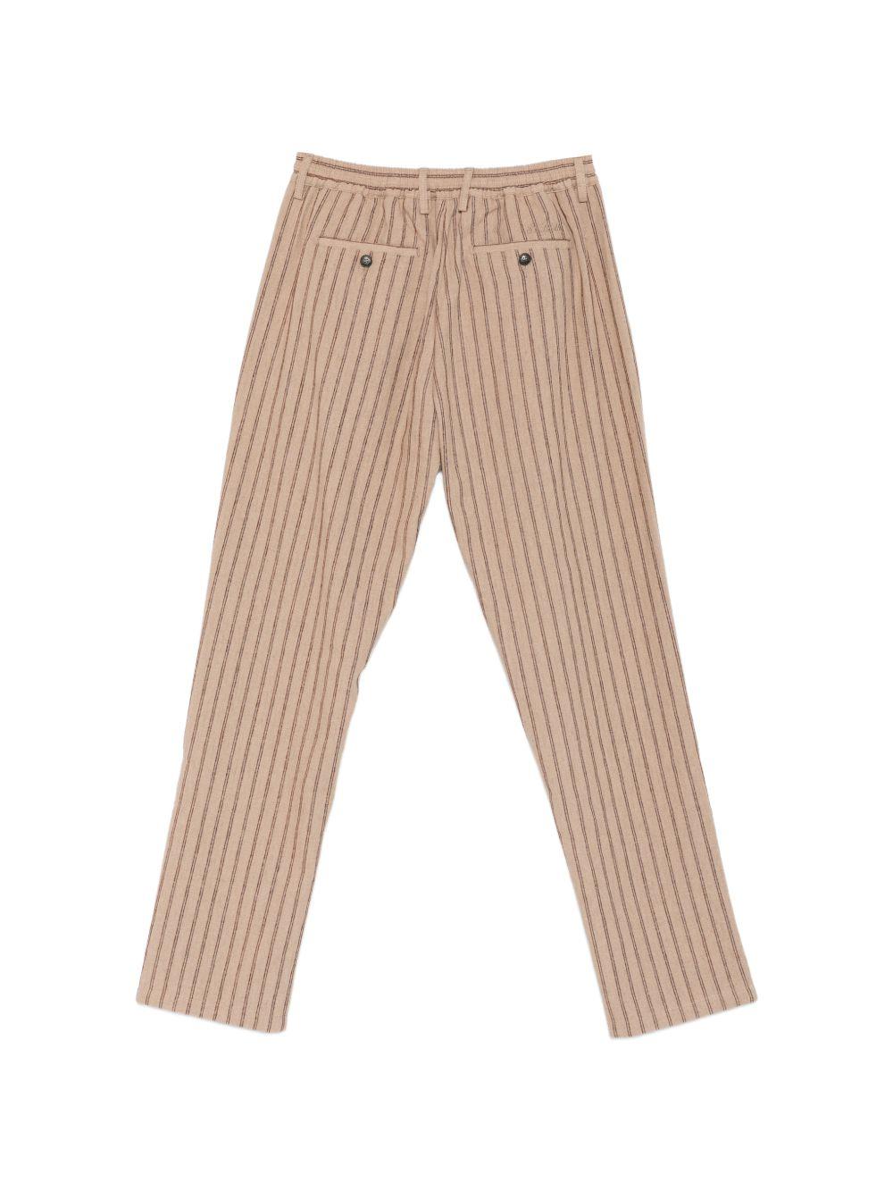 MC2 SAINT BARTH Pantaloni a righe in lino Havier