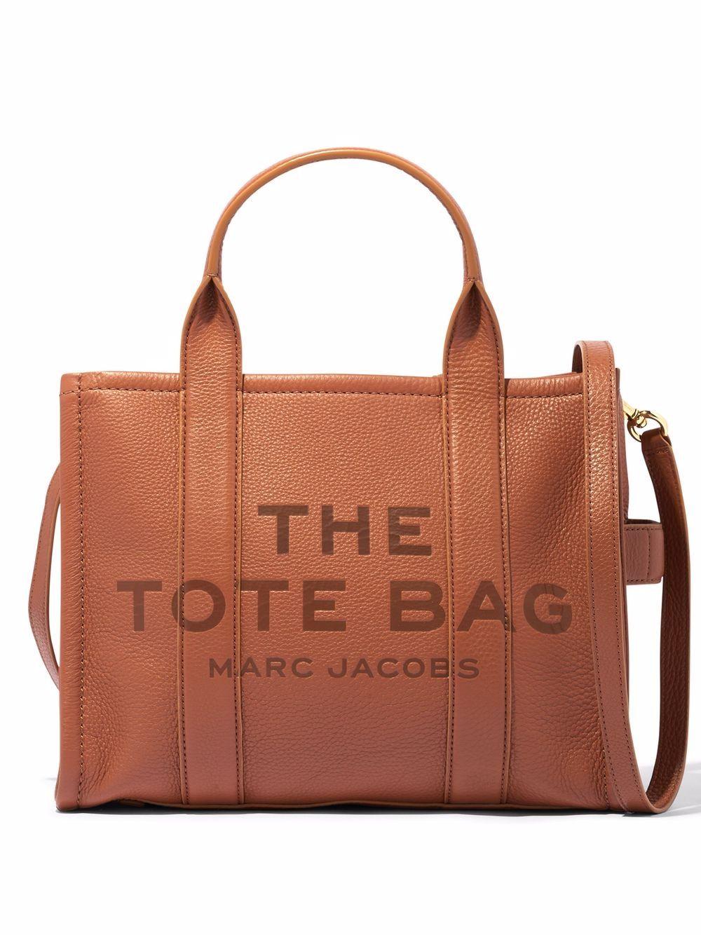 MARC JACOBS The Leather Medium Tote Bag in pelle
