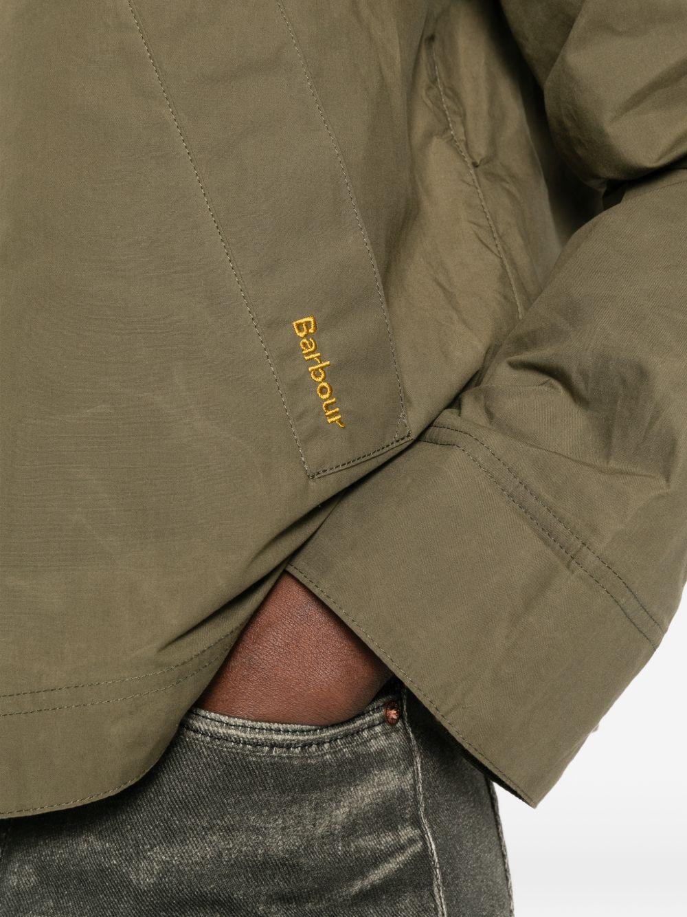 BARBOUR Giacca Catlin in cotone verde
