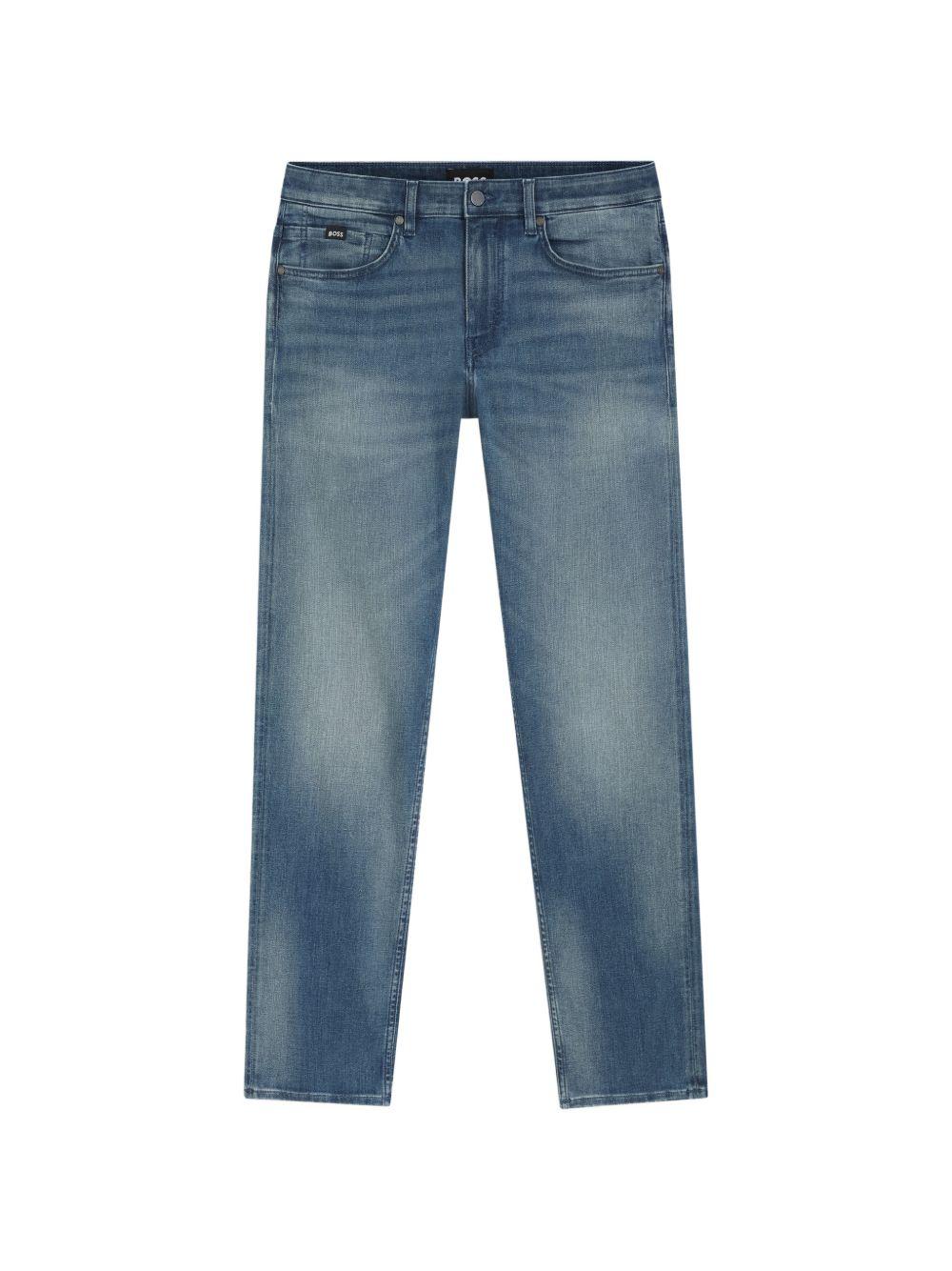 BOSS Jeans Delaware in denim di cotone blu