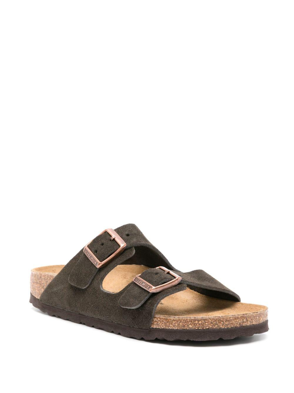 BIRKENSTOCK Ciabatte 'Arizona' in camoscio marrone